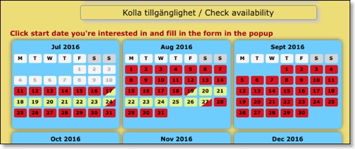 bokningskalender